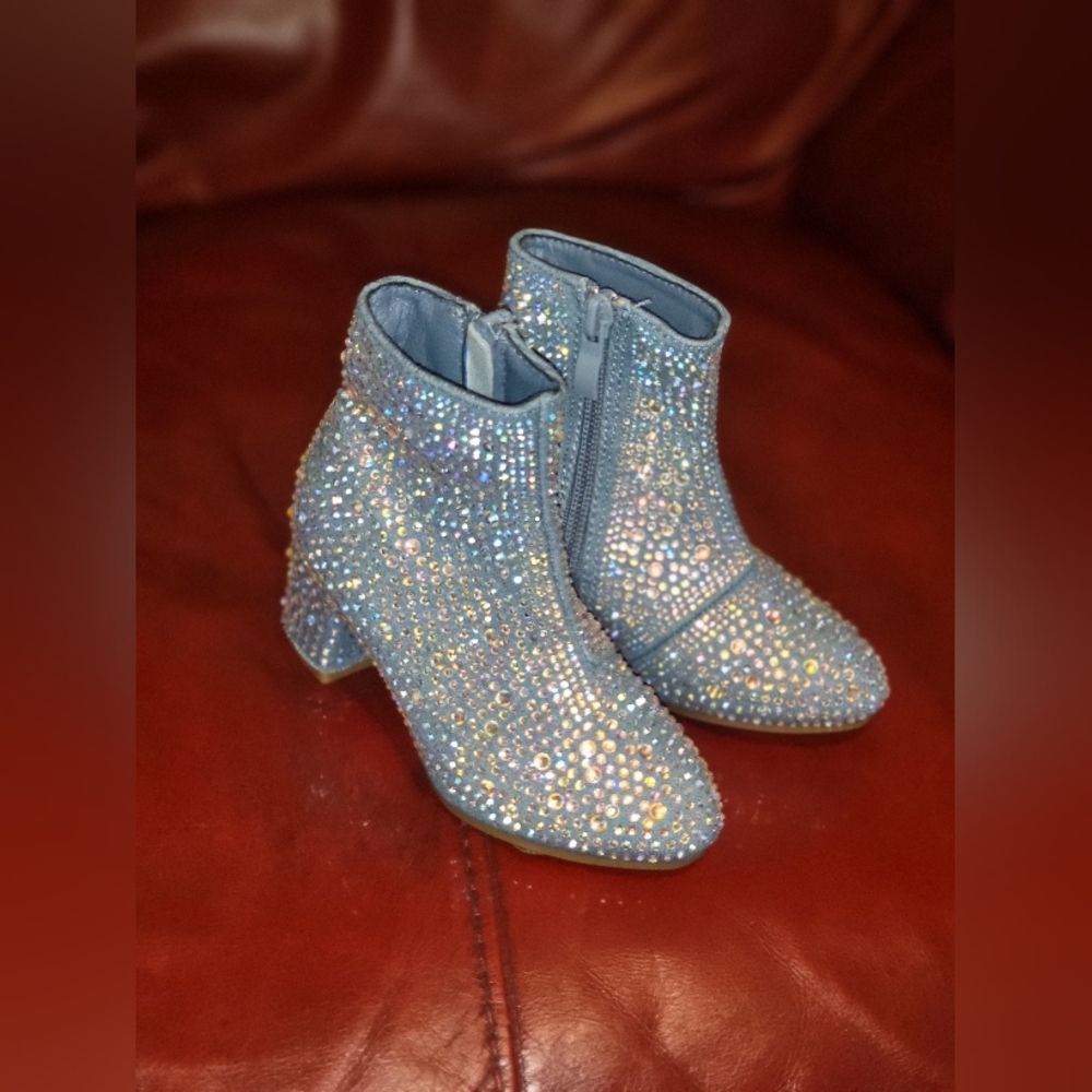 Rhinestone booties - Picture 2 of 3